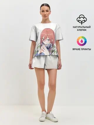 Женская пижама с шортами / Накано