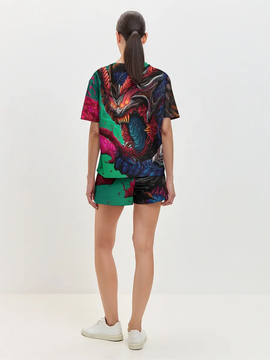 Женская пижама с шортами / CS GO hyper beast skin