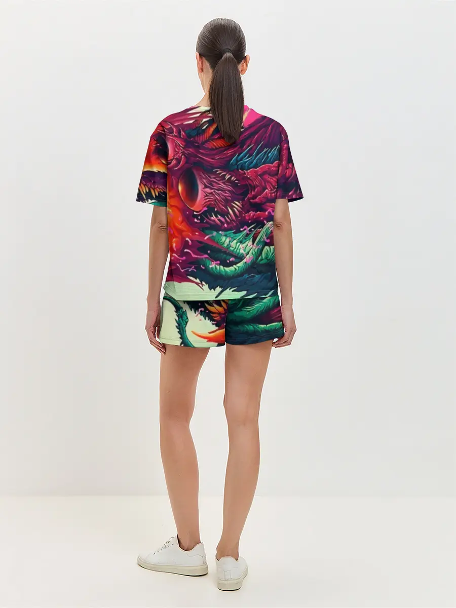 Женская пижама с шортами / CS GO hyper beast skin