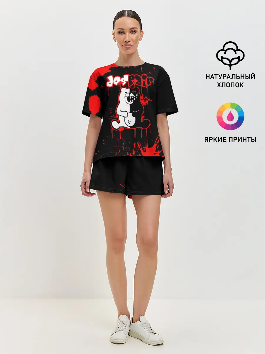 Женская пижама с шортами / MONOKUMA Despair