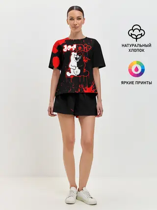 Женская пижама с шортами / MONOKUMA Despair