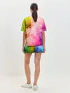 Женская пижама с шортами / Радужный дым