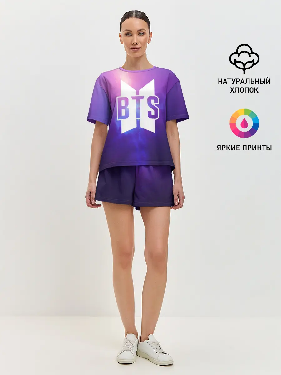 Женская пижама с шортами / BTS SPACE