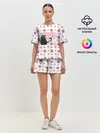 Женская пижама с шортами / Милые котики