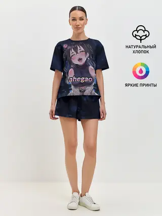 Женская пижама с шортами / AHEGAO sense