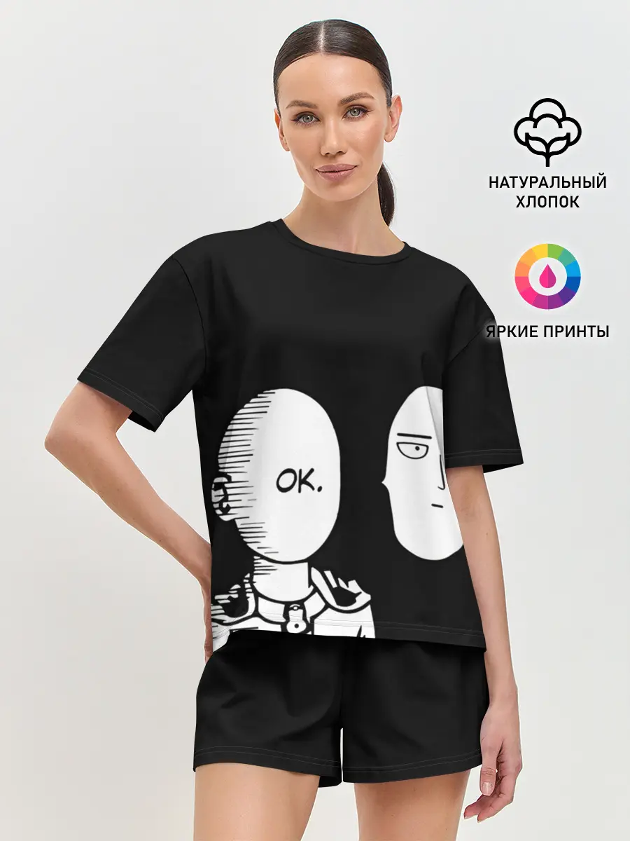 Женская пижама с шортами / Saitama