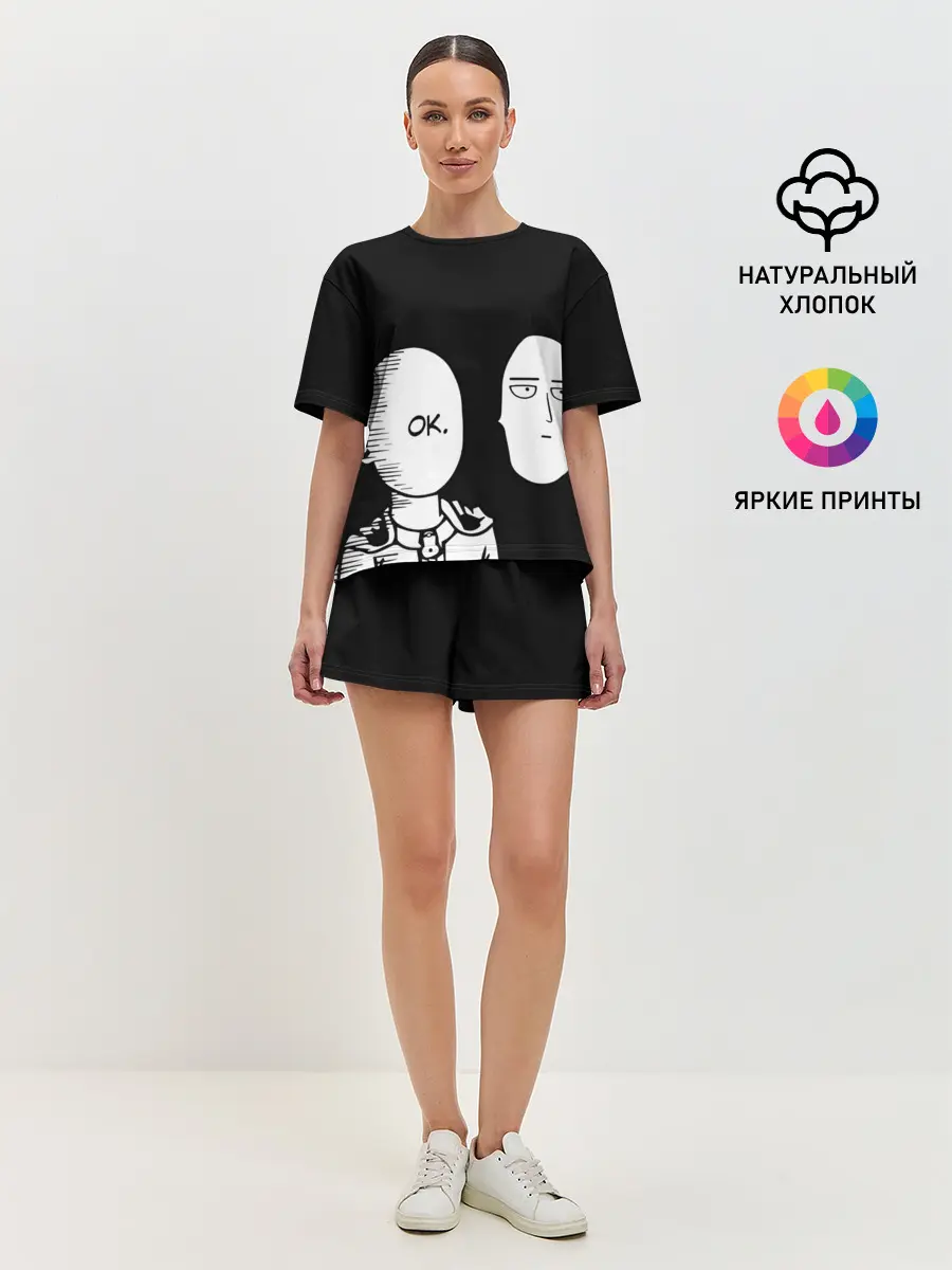 Женская пижама с шортами / Saitama