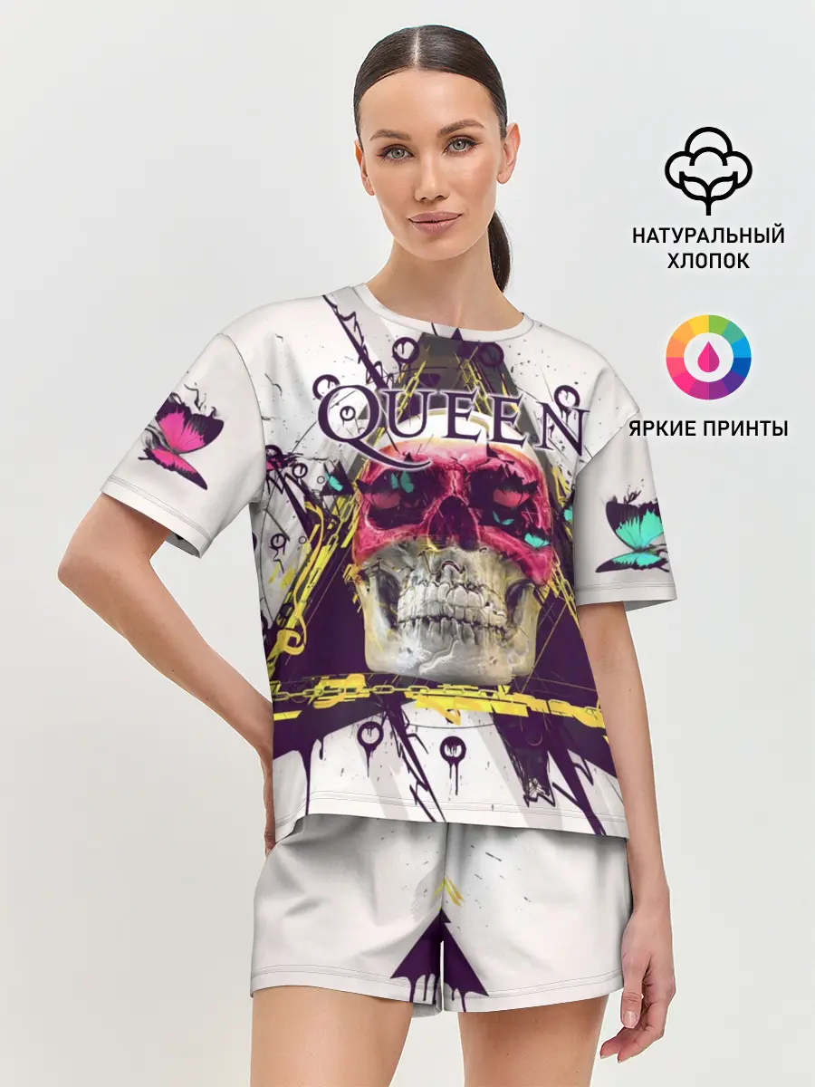 Женская пижама с шортами / Queen