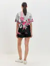 Женская пижама с шортами / Розы
