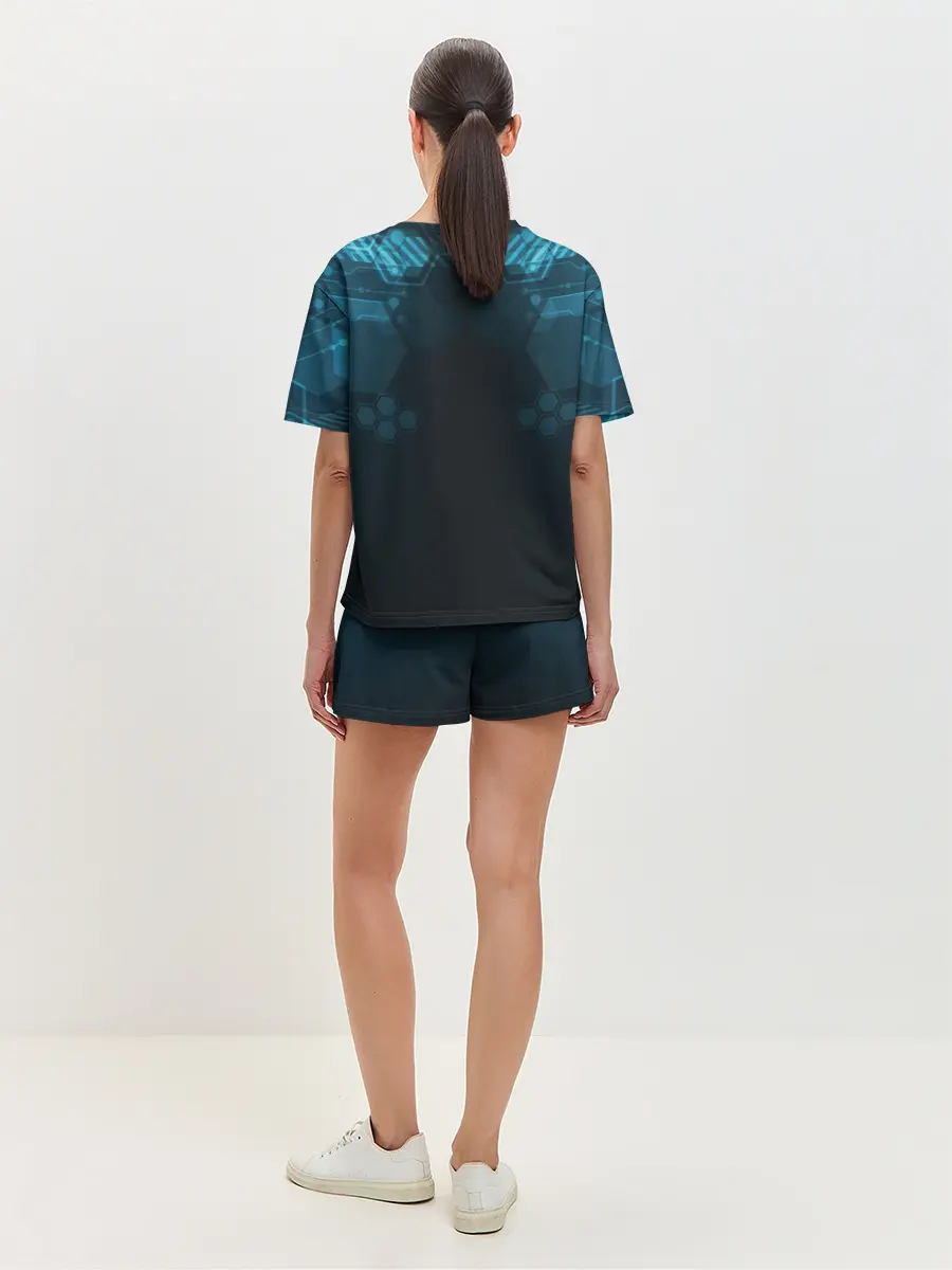 Женская пижама с шортами / HOCKEY