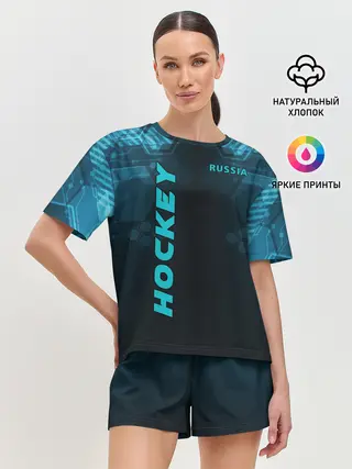 Женская пижама с шортами / HOCKEY