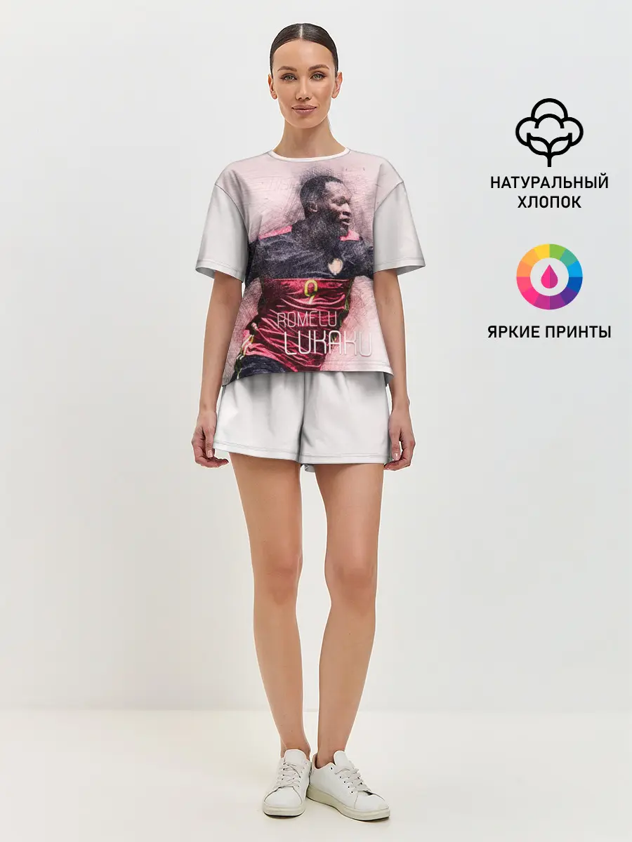 Женская пижама с шортами / Romelu Lukaku