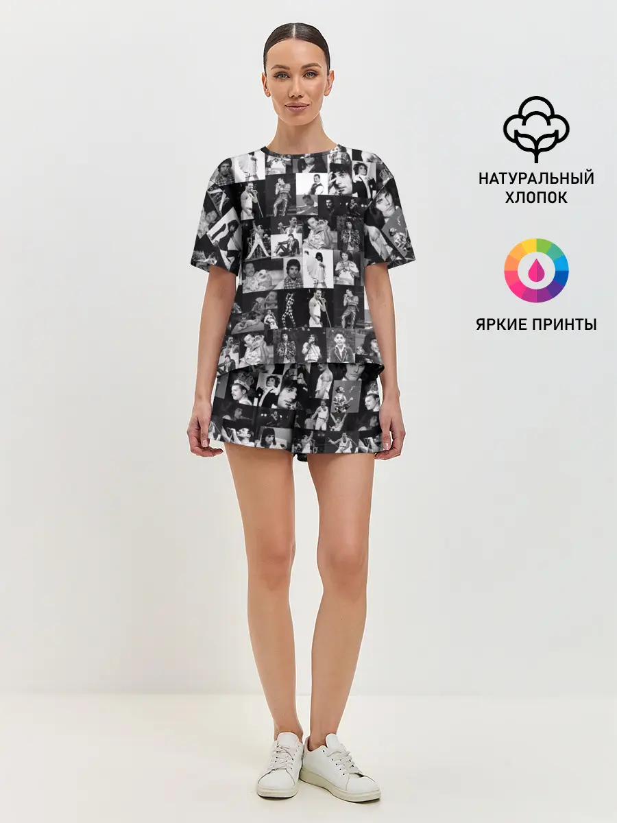 Женская пижама с шортами / QUEEN