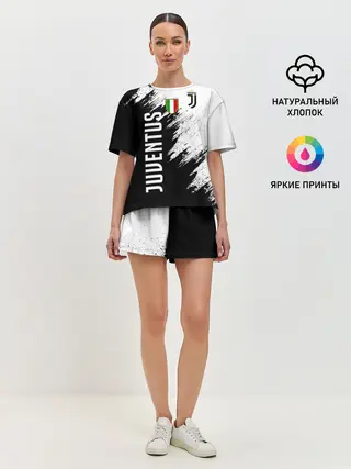 Женская пижама с шортами / Ювентус