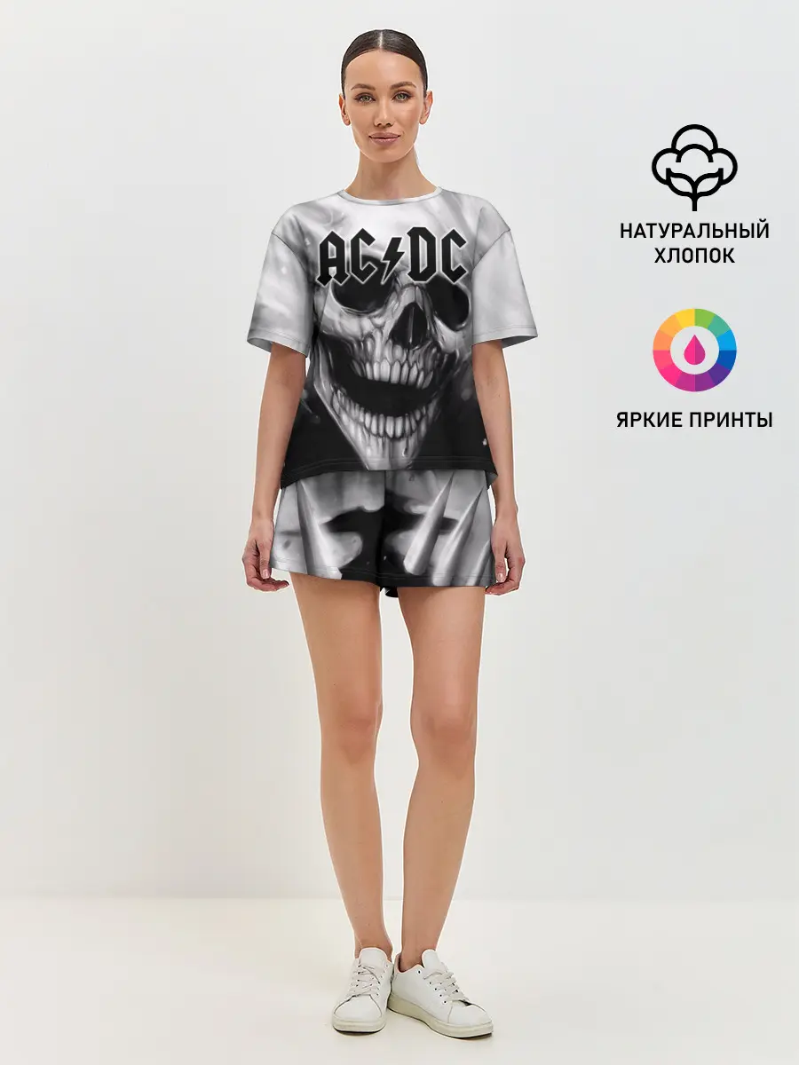 Женская пижама с шортами / AC/DC