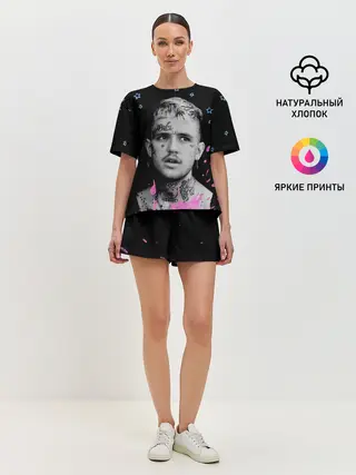 Женская пижама с шортами / LIL PEEP - Runaway