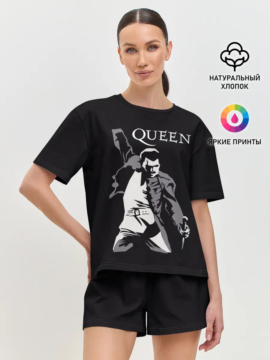 Женская пижама с шортами / Queen