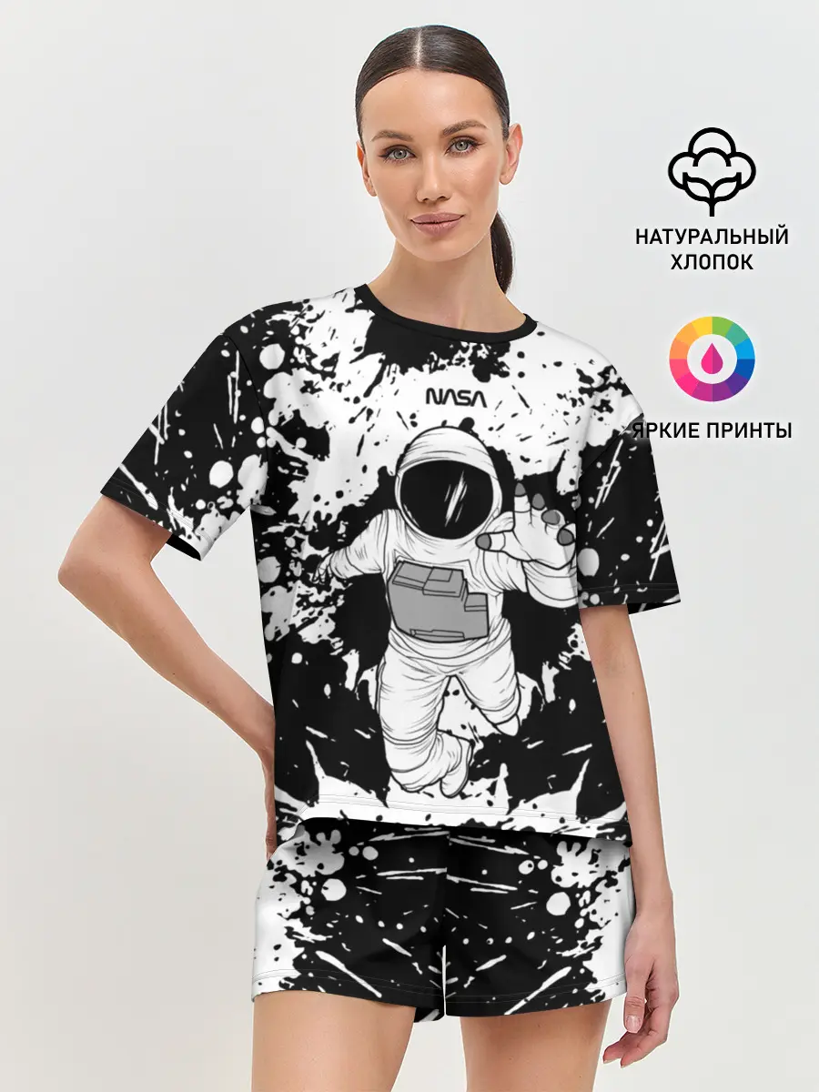 Женская пижама с шортами / NASA