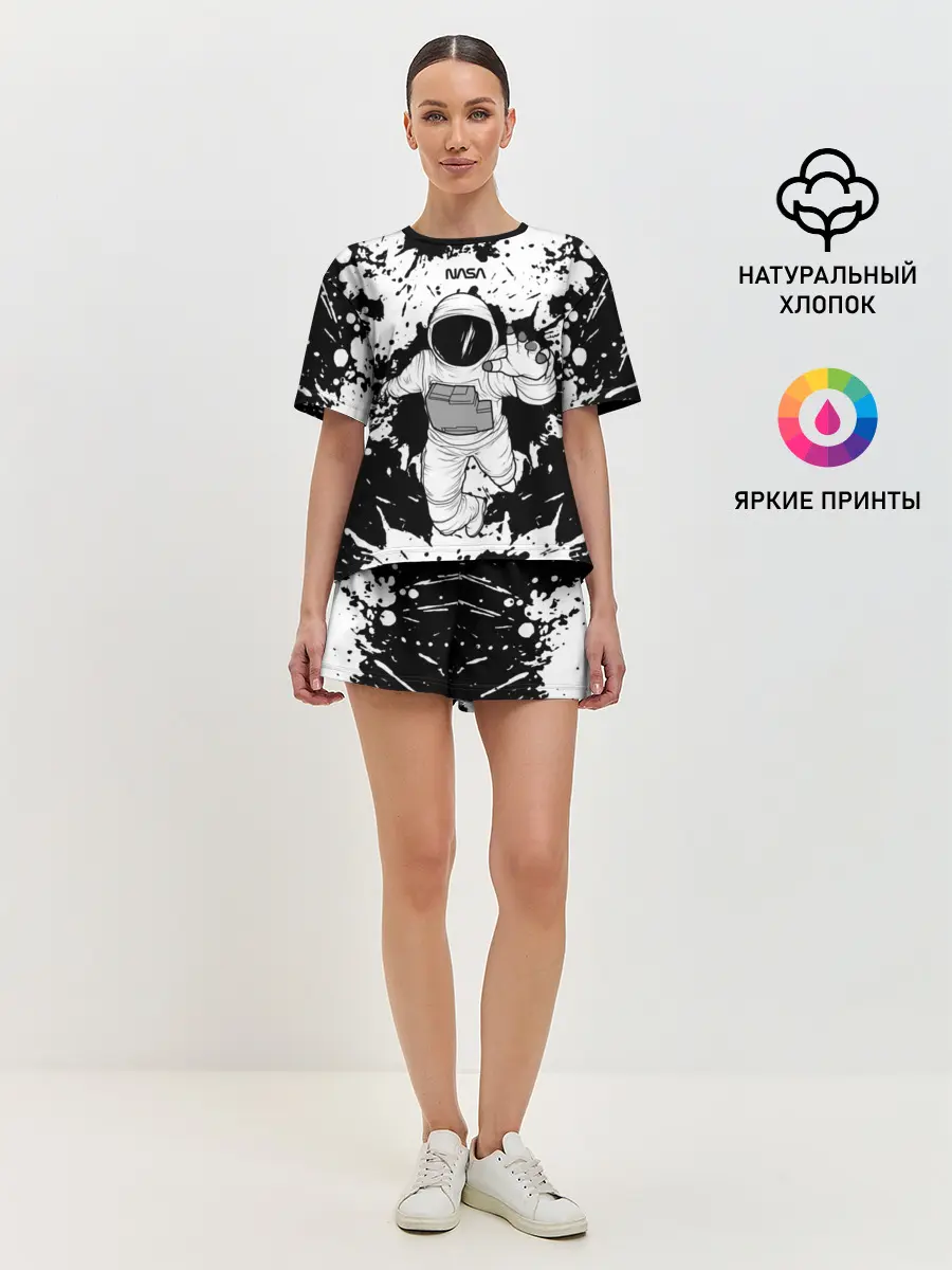 Женская пижама с шортами / NASA