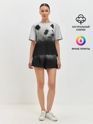 Женская пижама с шортами / Панда