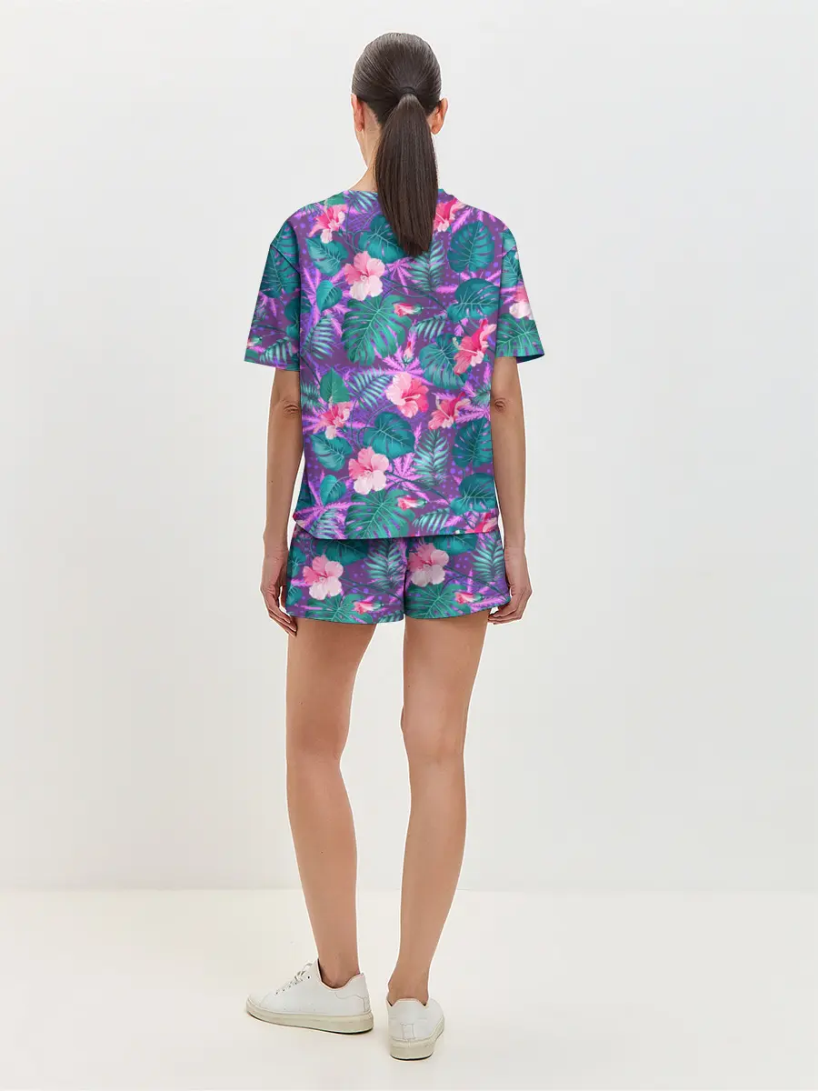 Женская пижама с шортами / Скелекот