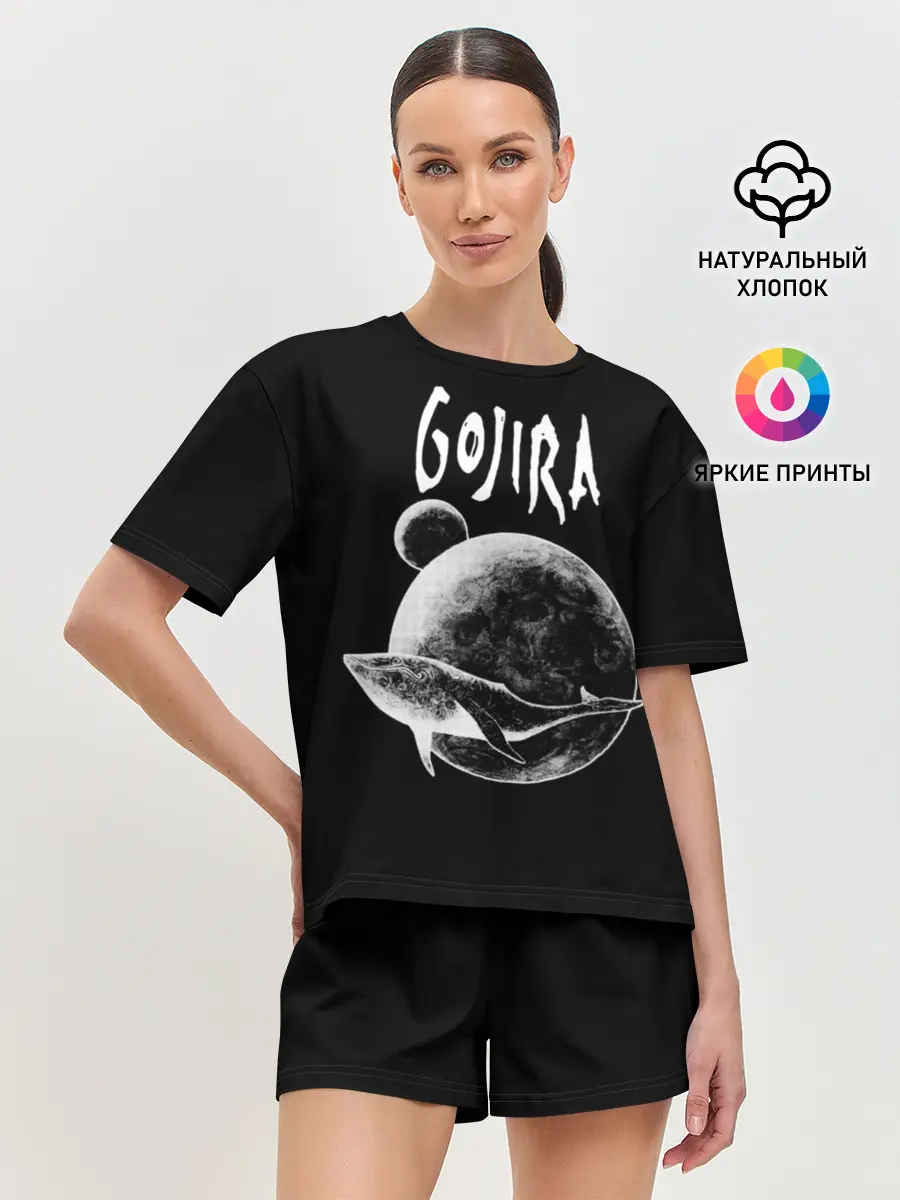 Женская пижама с шортами / Gojira