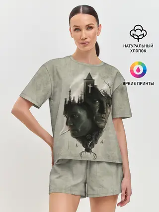 Женская пижама с шортами / True Detective