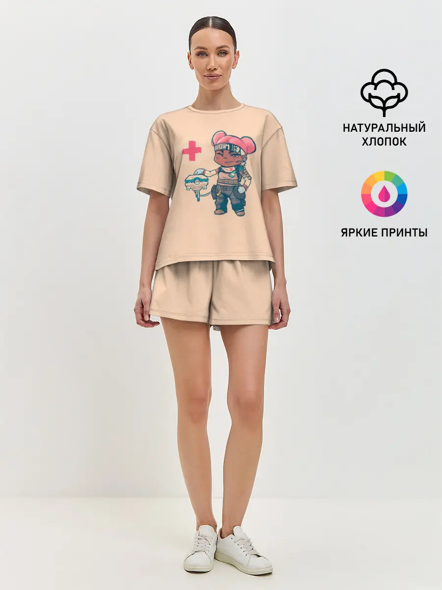 Женская пижама с шортами / Apex legends - Lifeline