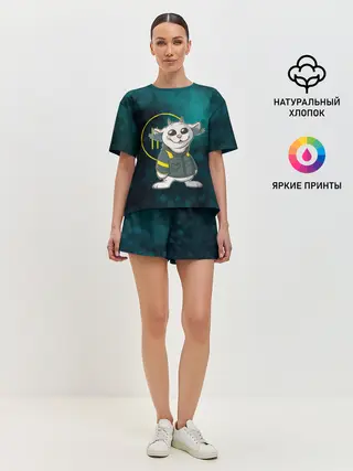 Женская пижама с шортами / TOP. Chlorine. NED