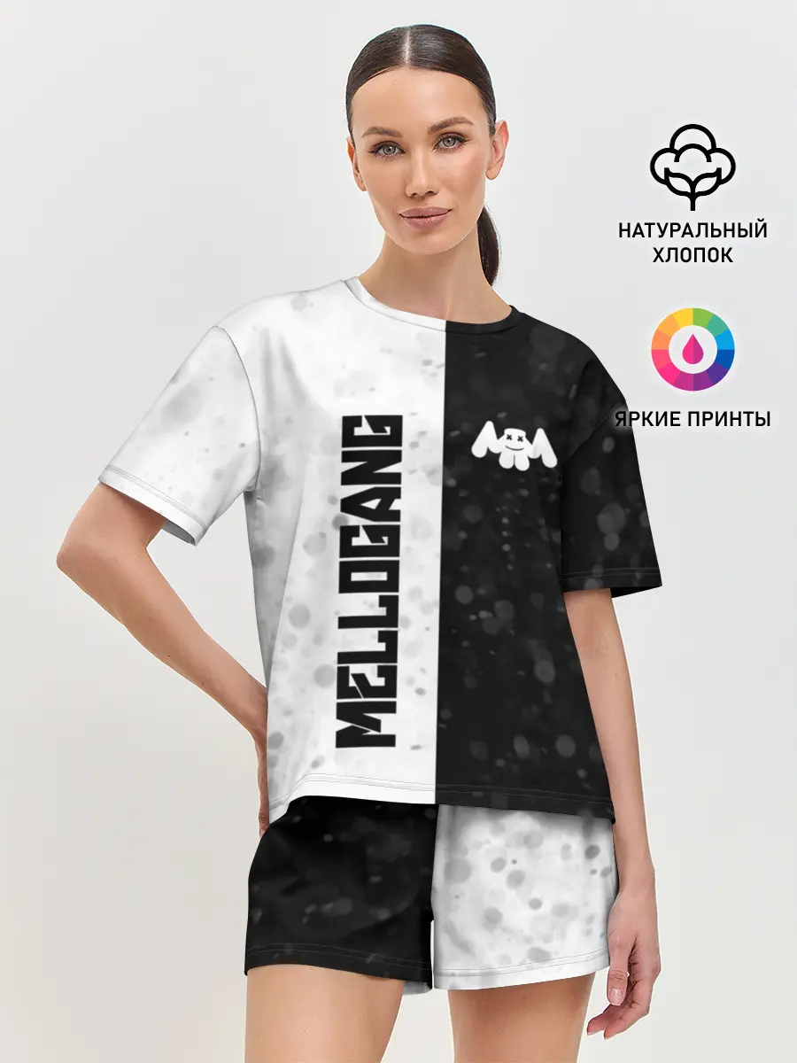 Женская пижама с шортами / MELLOGANG