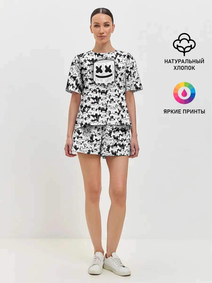 Женская пижама с шортами / MARSHMELLO