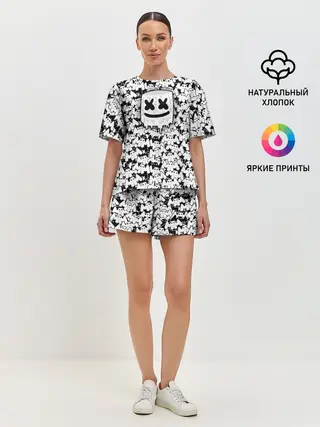 Женская пижама с шортами / MARSHMELLO