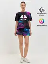 Женская пижама с шортами / Marshmello NEON