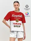 Женская пижама с шортами / Банка с супом Кэмпбелл