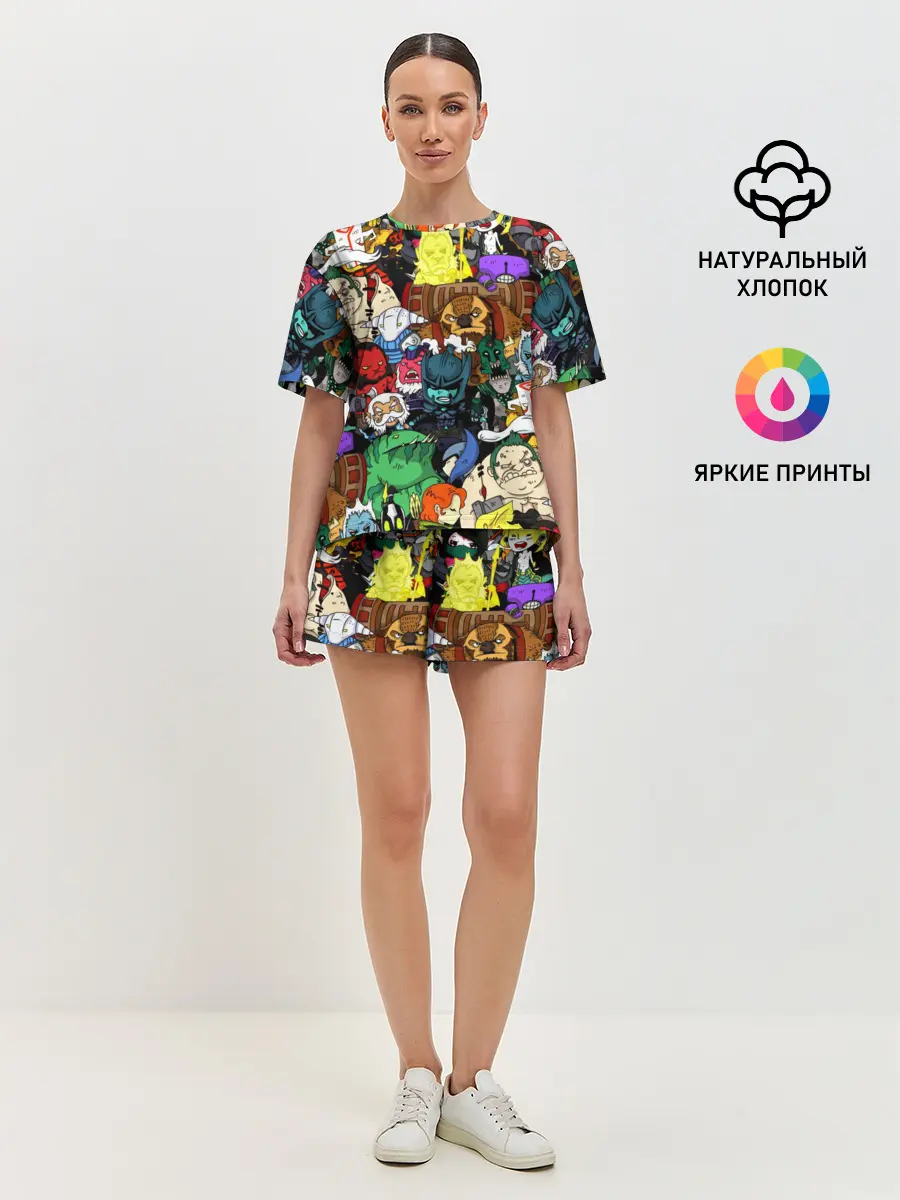 Женская пижама с шортами / Дота 2