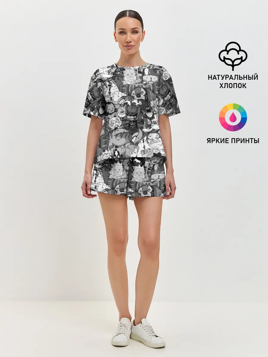 Женская пижама с шортами / Дота 2