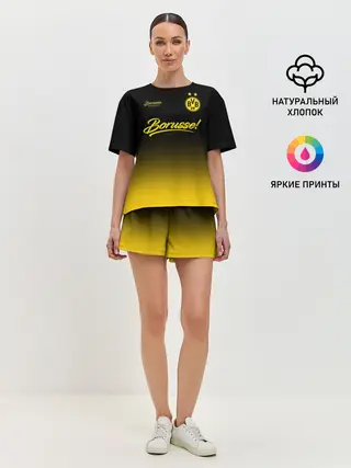 Женская пижама с шортами / Боруссия Дортмунд
