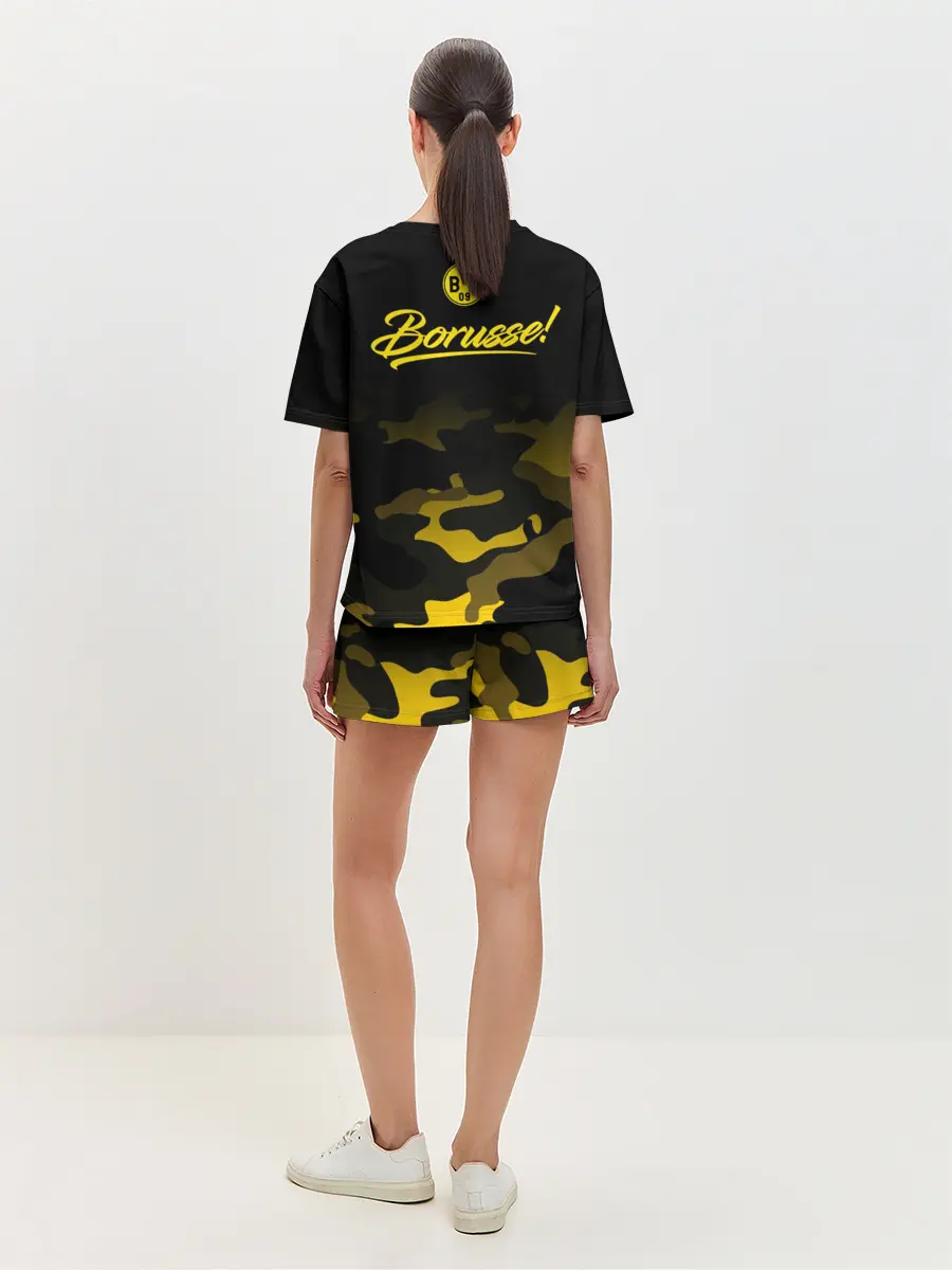 Женская пижама с шортами / Боруссия Дортмунд