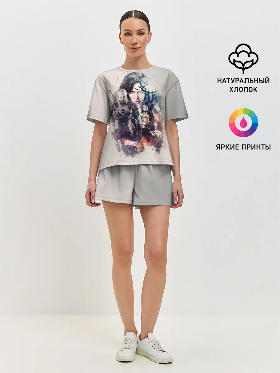 Женская пижама с шортами / Ведьмак