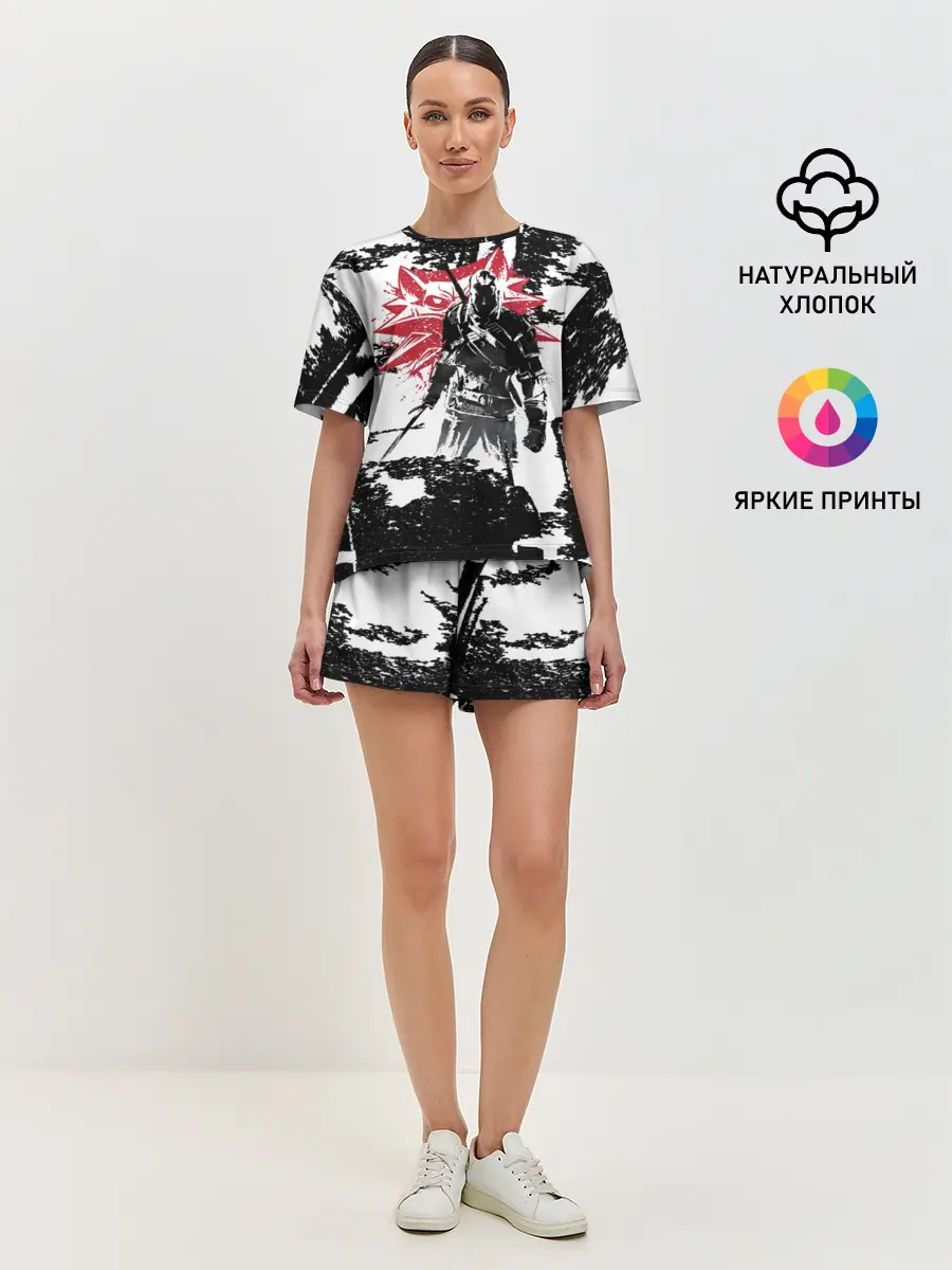 Женская пижама с шортами / Ведьмак