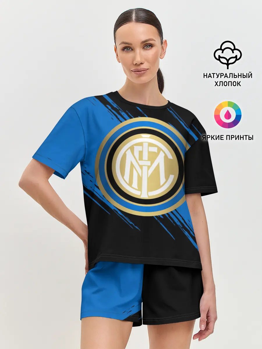 Женская пижама с шортами / Интер Милан
