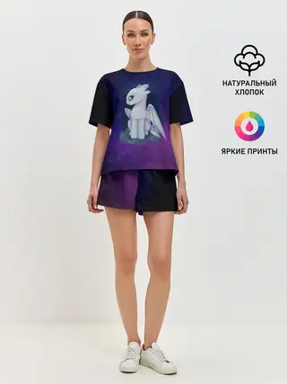 Женская пижама с шортами / Как приручить дракона