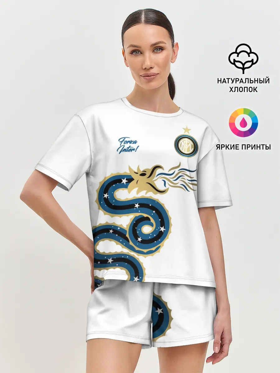 Женская пижама с шортами / Интер Милан