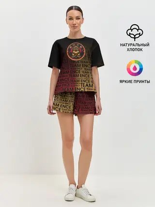 Женская пижама с шортами / TEAM ENCE