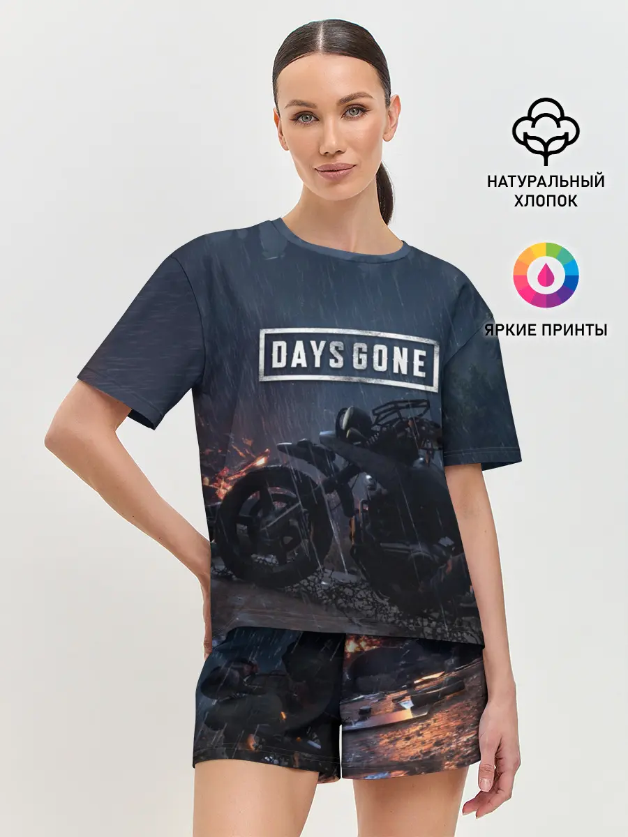 Женская пижама с шортами / Days Gone