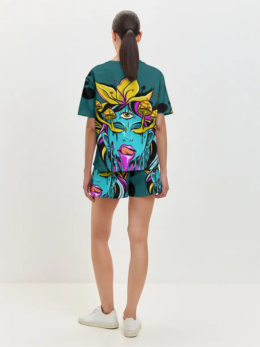 Женская пижама с шортами / Девушка трип