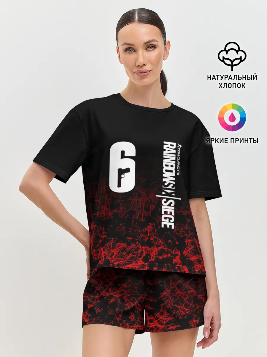Женская пижама с шортами / RAINBOW SIX SIEGE