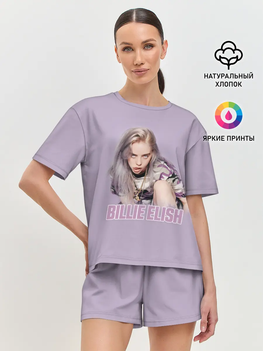 Женская пижама с шортами / Billie Eilish