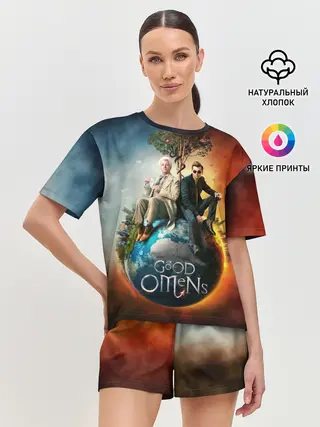 Женская пижама с шортами / Благие знамения