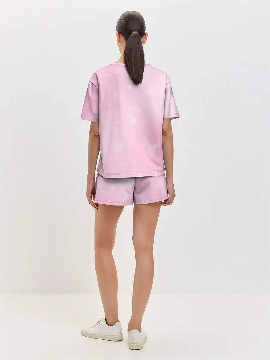 Женская пижама с шортами / Совушка с шариком